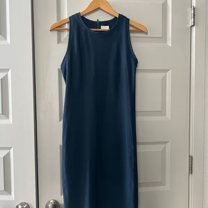 Athleta racerback navy dress
